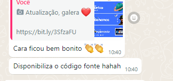 Depoimento de cliente sobre serviços de design e programação – Rafael Pinto – Avaliação 9