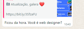 Depoimento de cliente sobre serviços de design e programação – Rafael Pinto – Avaliação 10