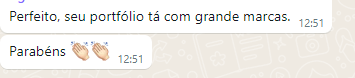 Depoimento de cliente sobre serviços de design e programação – Rafael Pinto – Avaliação 18