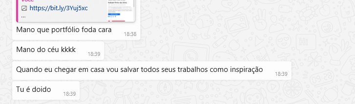 Depoimento de cliente sobre serviços de design e programação – Rafael Pinto – Avaliação 22