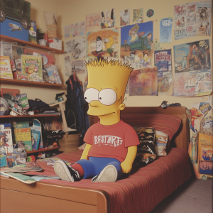 Segundo Retrato de Bart Simpson