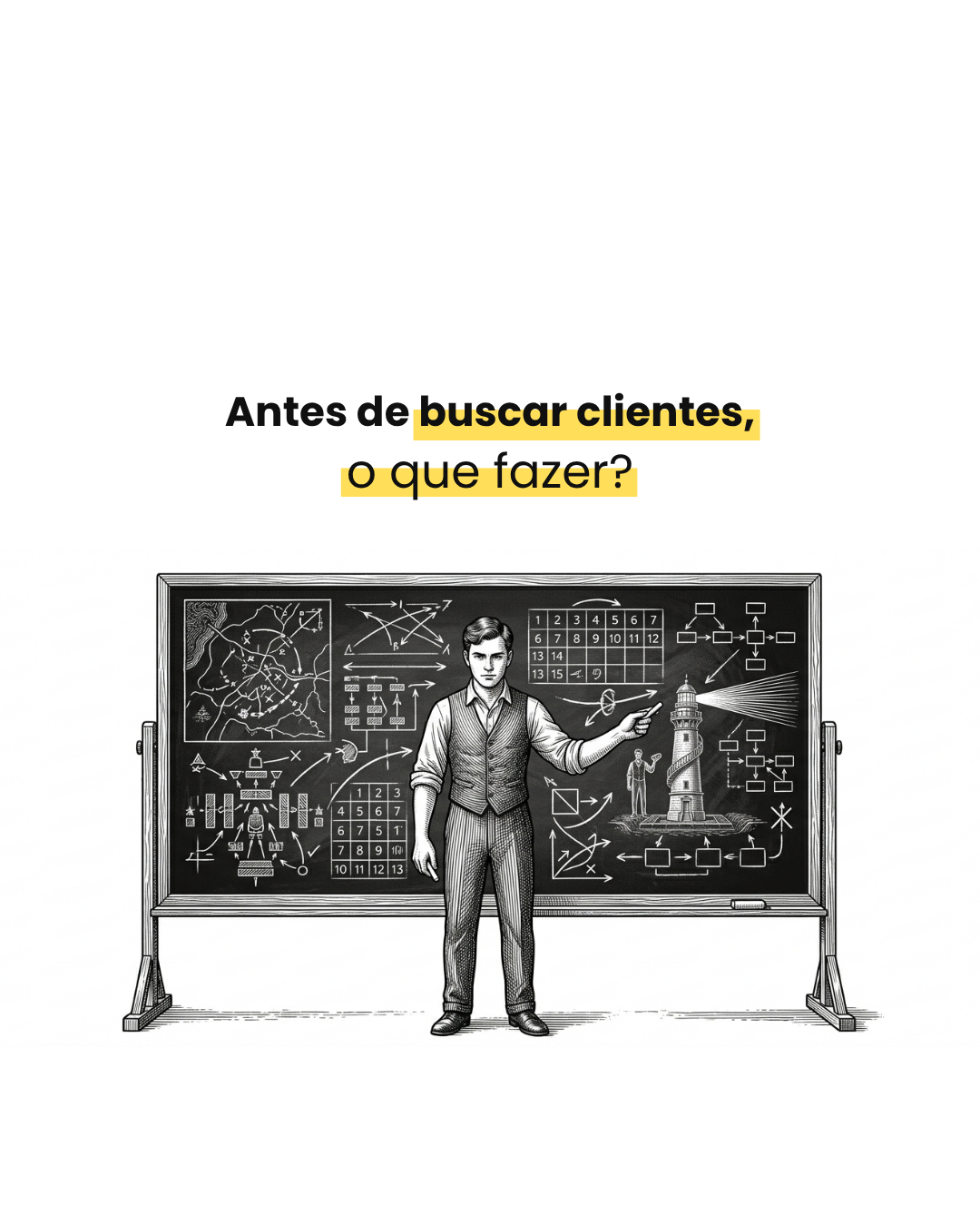 ANTES DE BUSCAR CLIENTES, O QUE FAZER